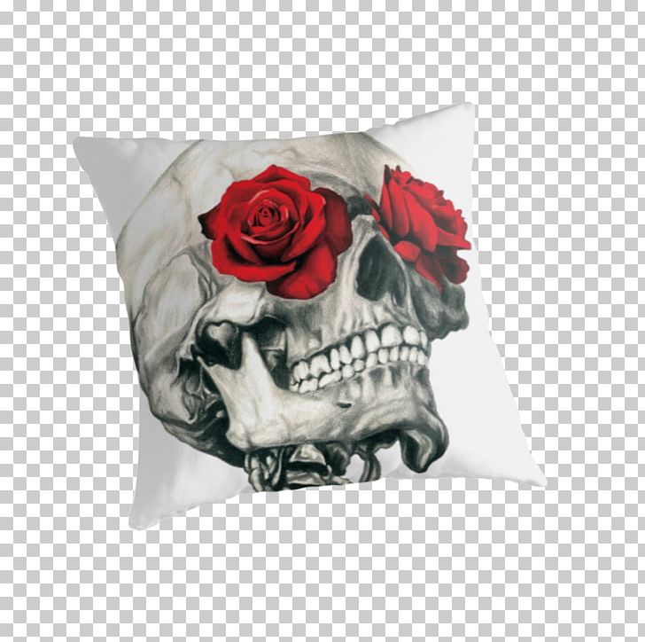 Human Skull Symbolism Calavera Rose T-shirt PNG, Clipart, Art, Bone, Calavera, Calvaria, Cushion Free PNG Download