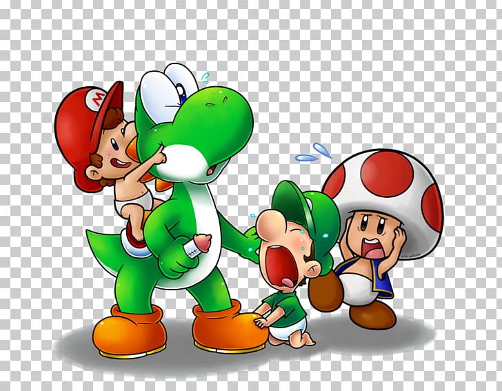 Super Mario Bros. Mario & Yoshi Luigi PNG, Clipart, Bowser, Cartoon, Computer Wallpaper, Fictional Character, Food Free PNG Download