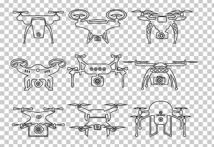 Black And White Flat Design PNG, Clipart, Angle, Cartoon, Control, Drones, Encapsulated Postscript Free PNG Download