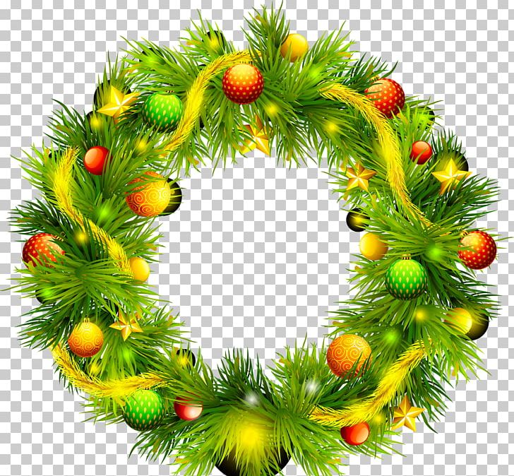 Wreath Christmas Decoration New Year PNG, Clipart, Cartoon, Christmas, Christmas Card, Christmas Frame, Christmas Lights Free PNG Download
