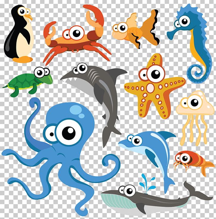 Aquatic Animal Deep Sea Creature Marine Life Ocean PNG, Clipart, Animal, Animal Figure, Aquatic Animal, Artwork, Cartoon Free PNG Download