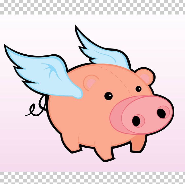 Flying Pig Marathon Domestic Pig When Pigs Fly PNG, Clipart, Animals, Area, Artwork, Domestic Pig, Flying Pig Marathon Free PNG Download