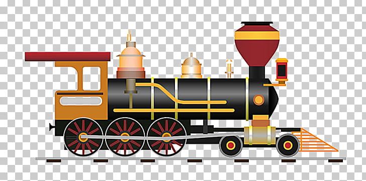 Train Rail Transport Steam Locomotive Illustration PNG, Clipart, Cartoon,  Cartoon Creative, Creative, Decoration, Drawing Free PNG