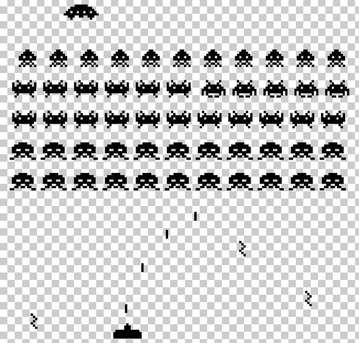 Space Invaders Galaga Pac Man Arcade Game Video Game Png Clipart Angle Black Black And White