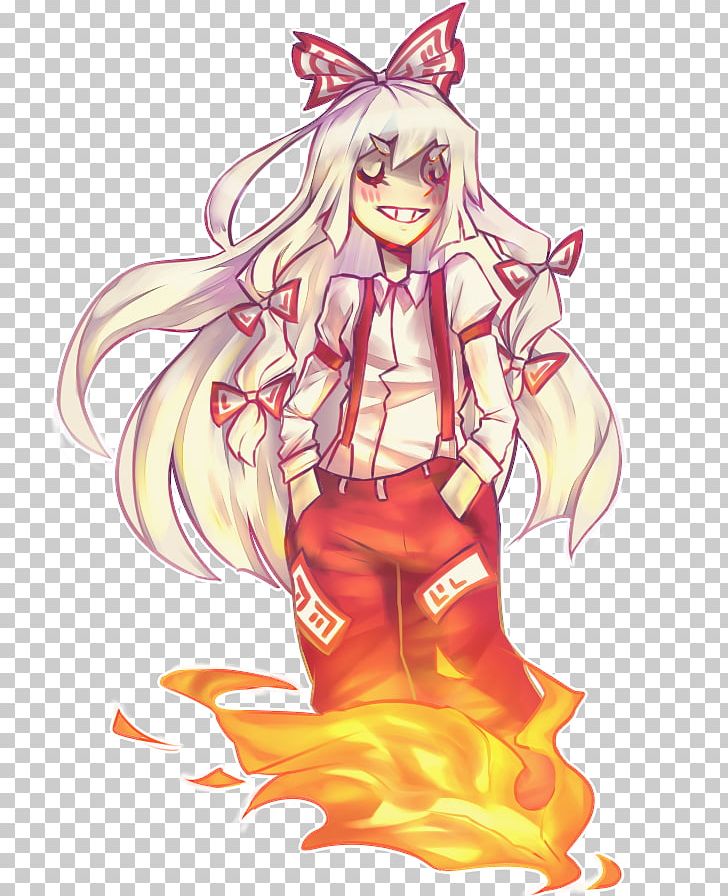 Fan Art Touhou Project Fujiwara Clan PNG, Clipart, Anime, Art, Costume Design, Demon, Deviantart Free PNG Download