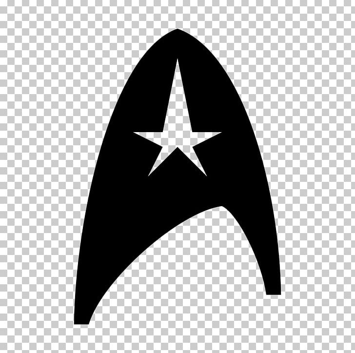 Symbol Star Trek Logo Computer Icons PNG, Clipart, Angle, Black And White, Compute, Decal, Gene Roddenberry Free PNG Download