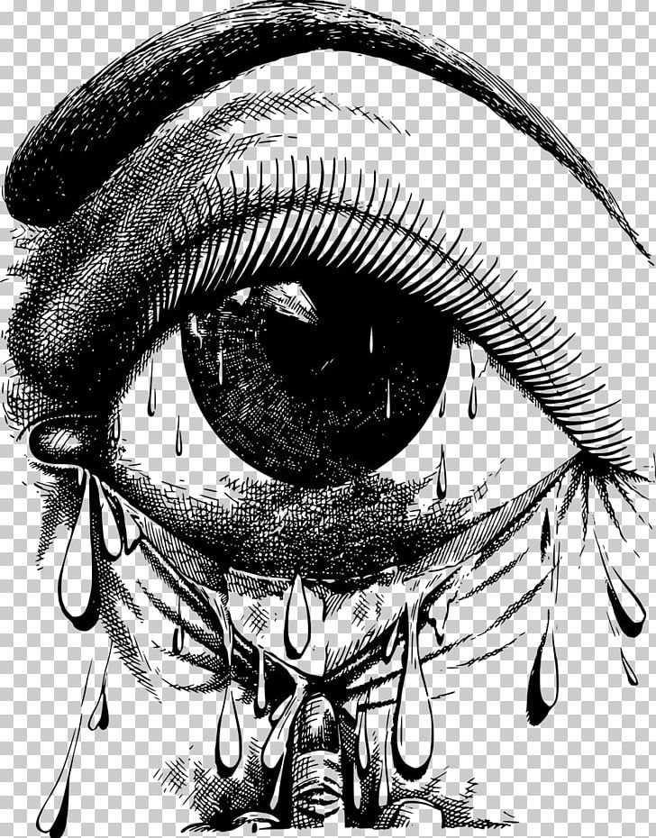Eye Crying Computer Icons PNG, Clipart, Allergy, Art, Artwork, Black And White, Closeup Free PNG Download