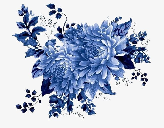 Hand-painted Flowers PNG, Clipart, Bird, Bird Bird, Blue Flowers, Business Pattern, Chinese Rose Free PNG Download
