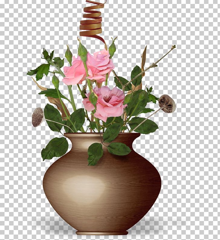 Garden Roses Vase Flower Drawing PNG, Clipart, Artificial Flower, Blume, Cicekler, Cut Flowers, Drawing Free PNG Download