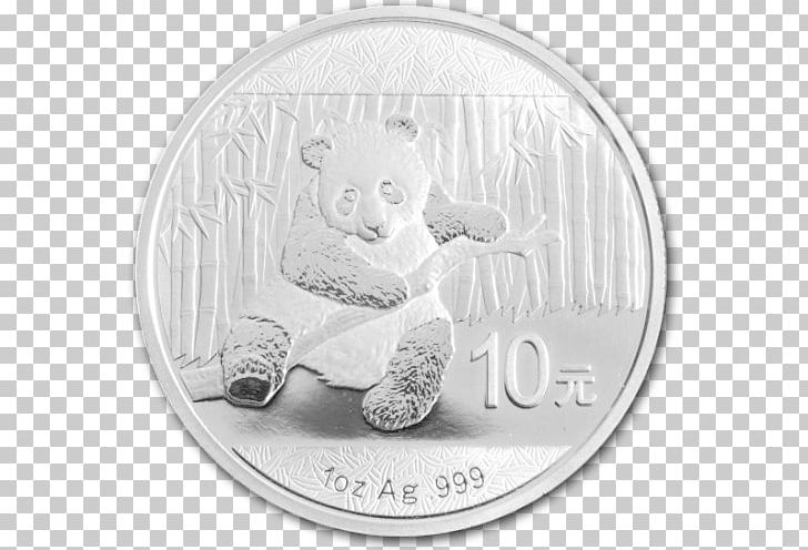 Silver Coin Silver Coin Giant Panda Chinese Silver Panda PNG, Clipart, Black And White, Bullion, Bullion Coin, Chinese Silver Panda, Coin Free PNG Download