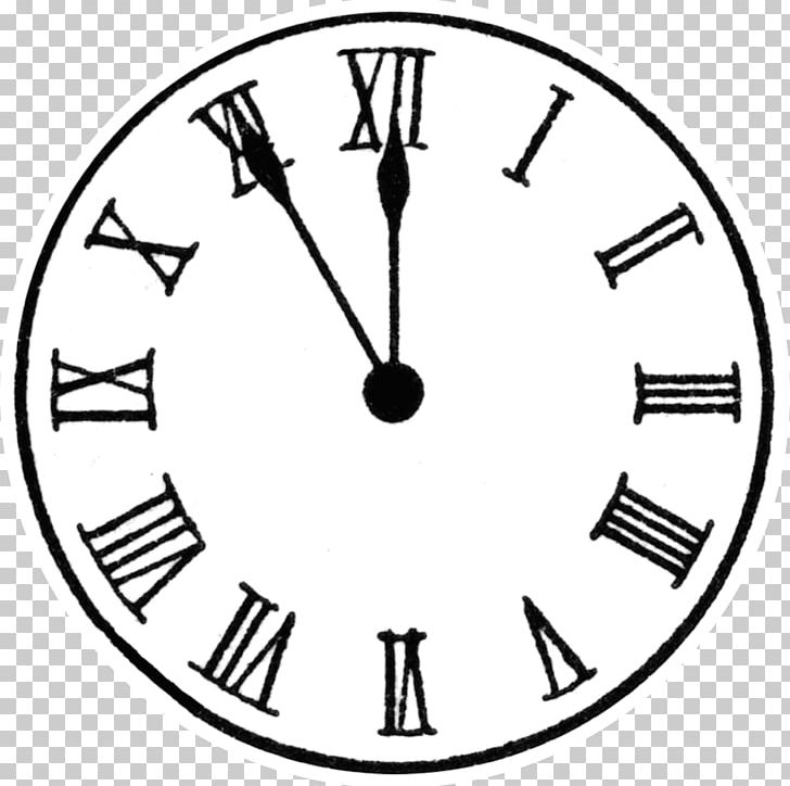 Clock Face Roman Numerals Open PNG, Clipart, Angle, Area, Black And White, Circle, Clock Free PNG Download