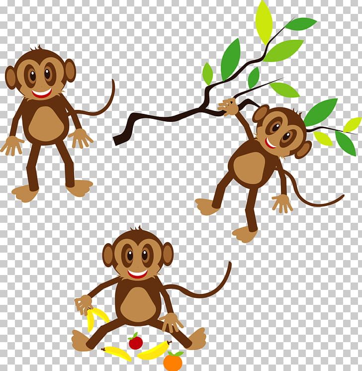 Monkey PNG, Clipart, Animal Figure, Animals, Animated Cartoon, Branch, Carnivoran Free PNG Download