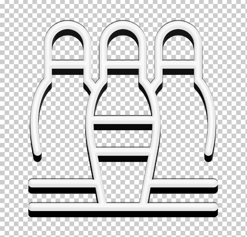 Bowling Icon Sports And Competition Icon PNG, Clipart, Area, Black And White, Bowling Icon, Line, Meter Free PNG Download