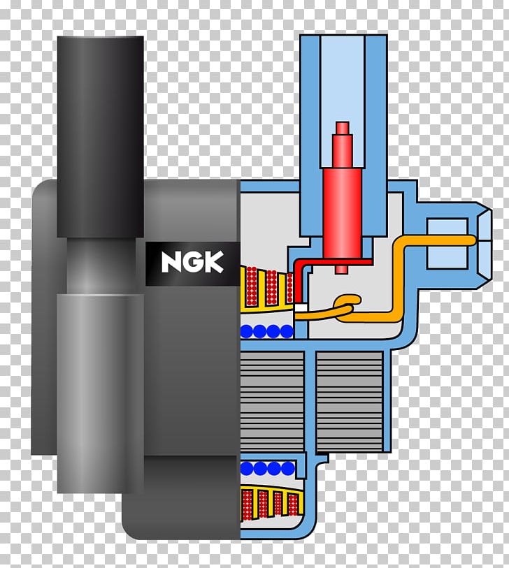 Car Ignition Coil Inductor Ignition System Electromagnetic Coil PNG, Clipart, Angle, Car, Copper Conductor, Electrical Wires Cable, Electric Spark Free PNG Download