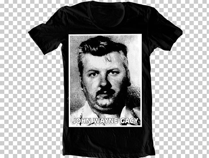John Wayne Gacy T-shirt Sleeve Clothing PNG, Clipart, Aleister Crowley, Beard, Black, Black And White, Brand Free PNG Download