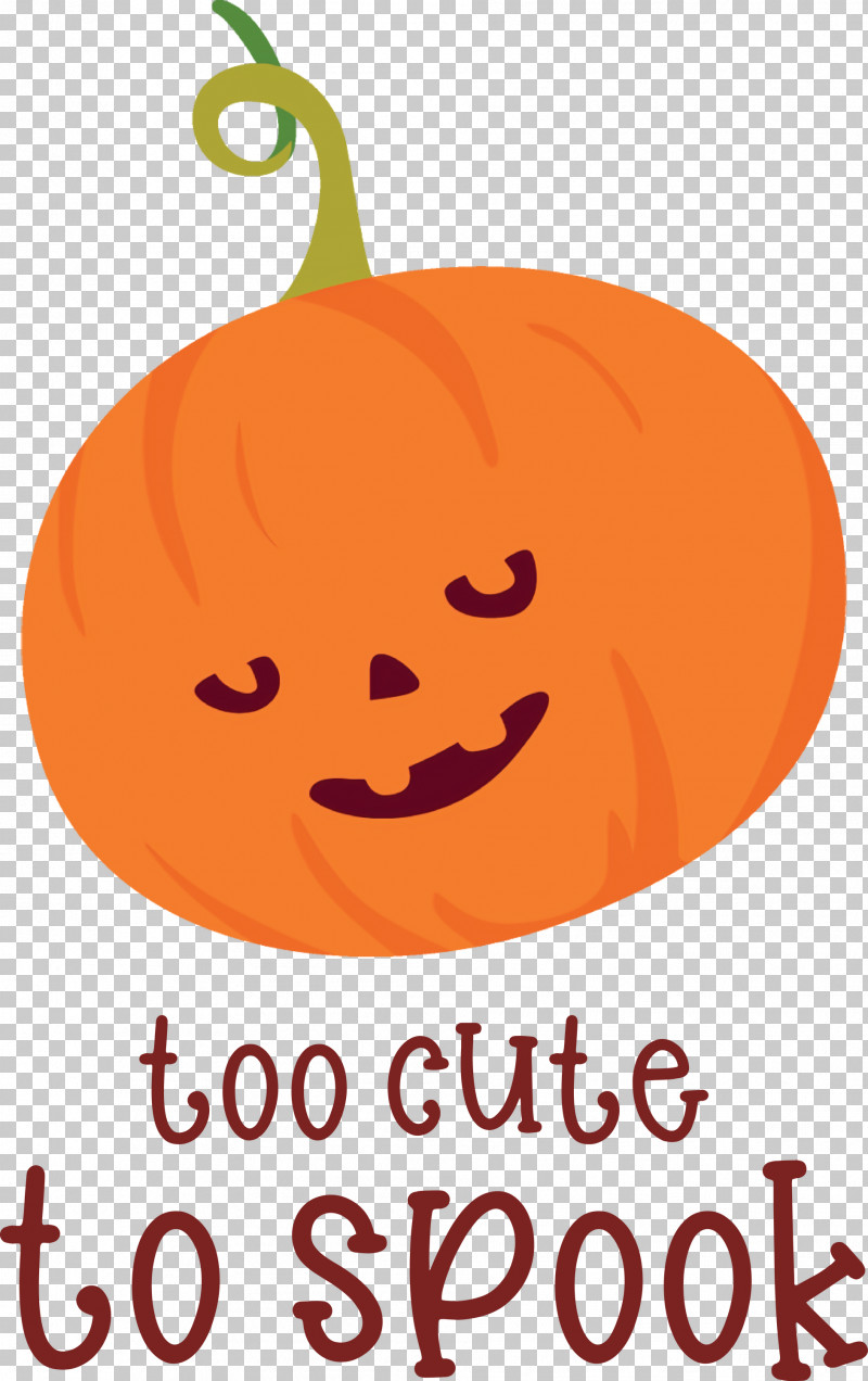 Halloween Too Cute To Spook Spook PNG, Clipart, Apple, Cartoon, Halloween, Happiness, Jackolantern Free PNG Download