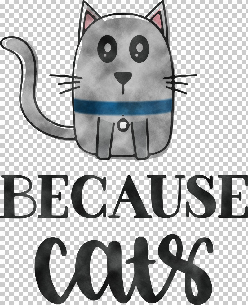 Because Cats PNG, Clipart, Cat, Drawing, Kitten, Line Art, Logo Free PNG Download