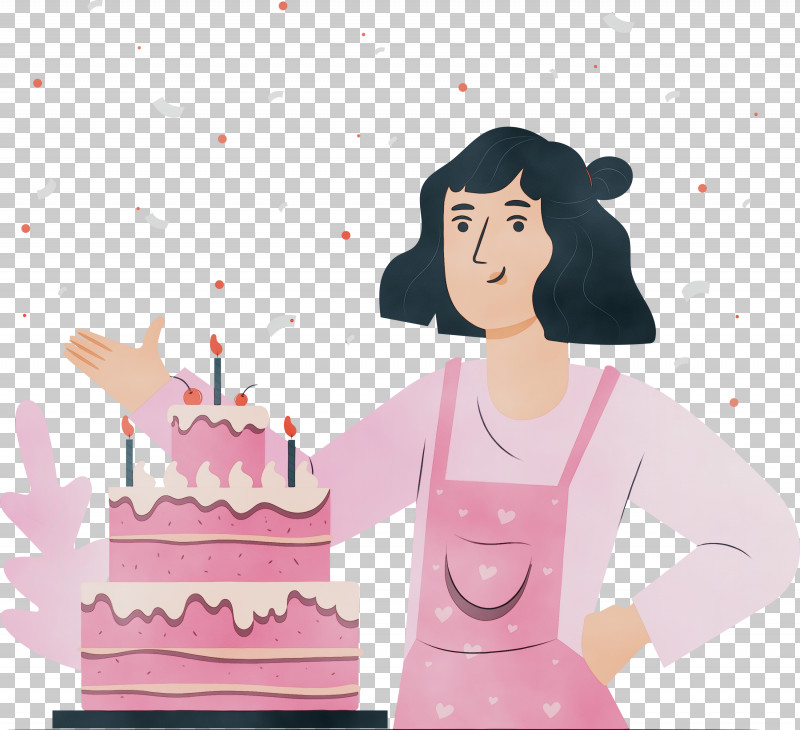 Cartoon Pink M Meter Behavior Human PNG, Clipart, Behavior, Birthday Party, Cartoon, Happy Birthday, Human Free PNG Download