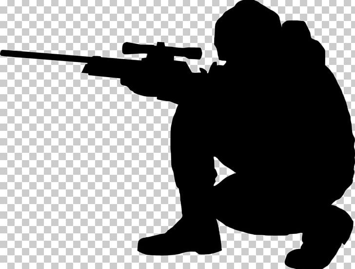 United States Army Sniper School Silhouette PNG, Clipart, Angle, Animals, Black And White, Clip Art, Firearm Free PNG Download