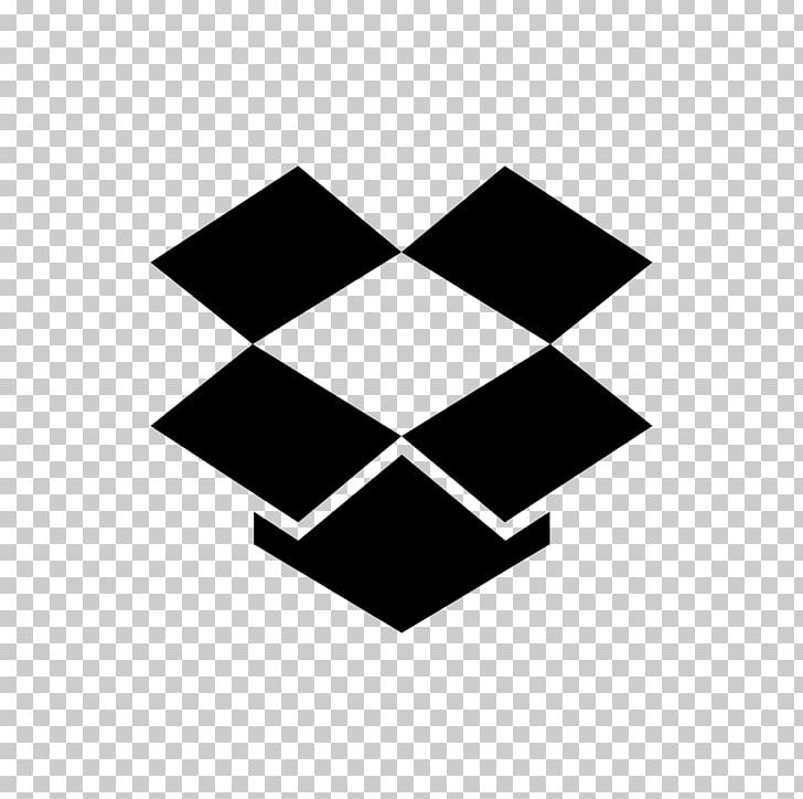 Dropbox Computer Icons File Sharing PNG, Clipart, 500px, Angle, Black, Black And White, Black Black Free PNG Download