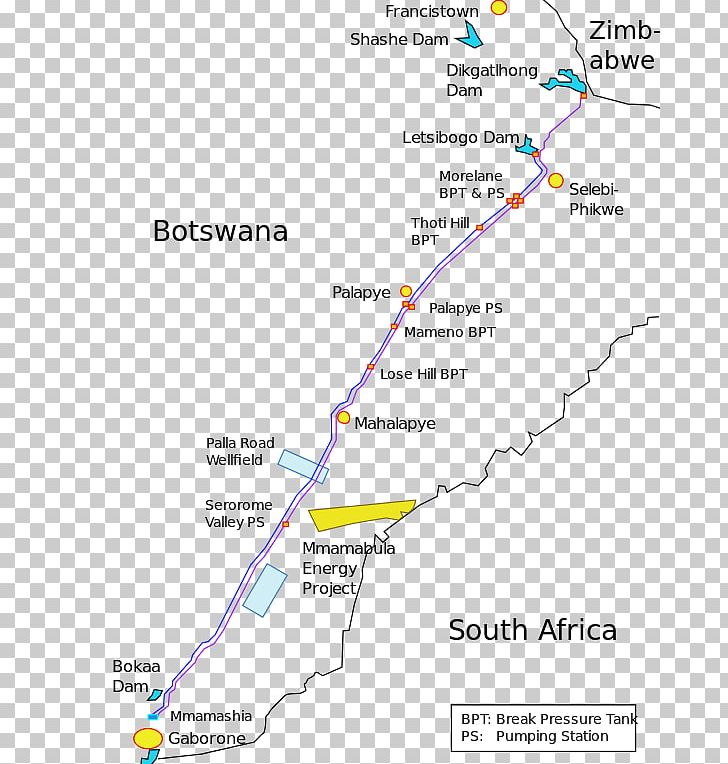 North-South Carrier Dikgatlhong Dam Shoshong Palapye Gaborone Dam PNG, Clipart, Angle, Area, Botswana, Dam, Diagram Free PNG Download