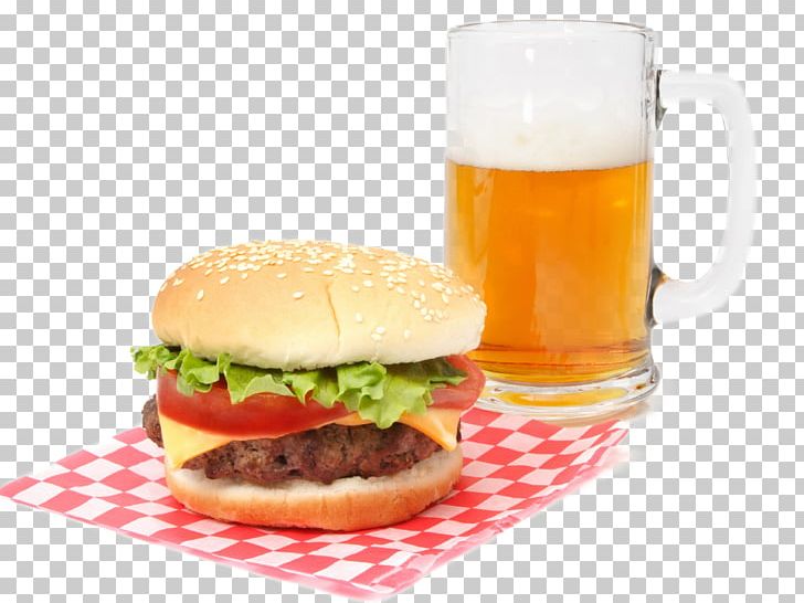 Hamburger Beer Veggie Burger Cheeseburger French Fries PNG, Clipart, Alcoholic Drink, American Food, Beer Bottle, Beer Glass, Beer Glassware Free PNG Download