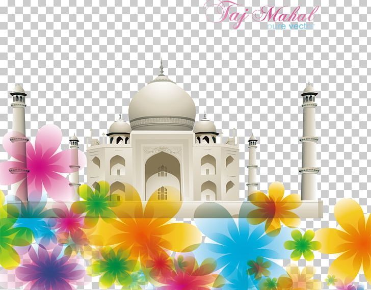 Taj Mahal Illustration PNG, Clipart, Agra, Color Splash, Computer Wallpaper, Flower, Flowers Free PNG Download