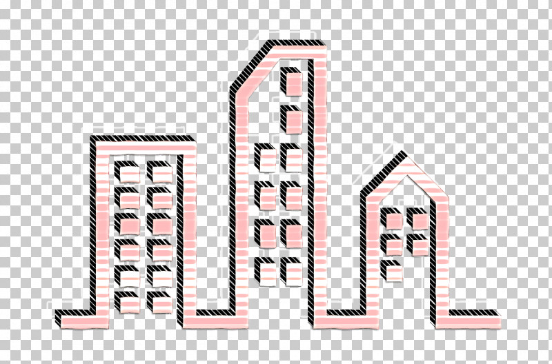 Modern Icon Buildings Icon Modern City Buildings Icon PNG, Clipart, Buildings Icon, Geometry, Line, Logo, Mathematics Free PNG Download