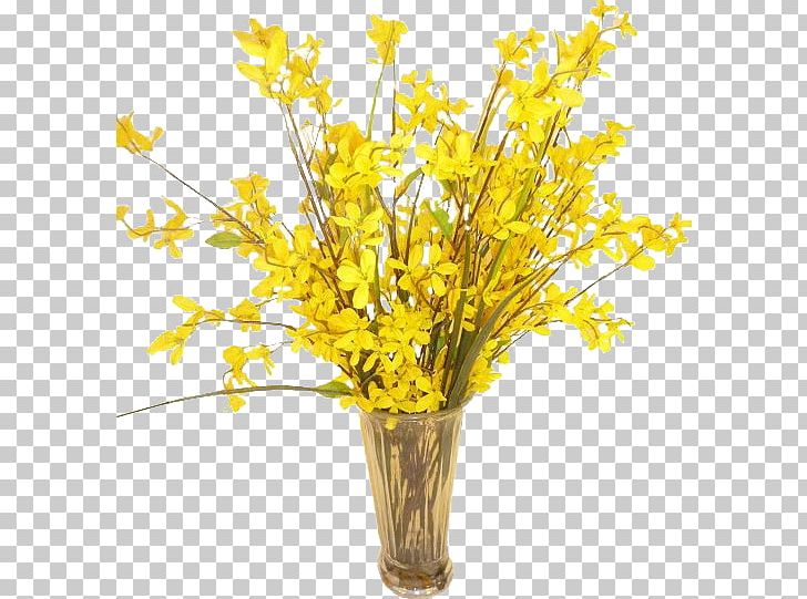 Cut Flowers Floral Design Vase Forsythia PNG, Clipart, Artificial Flower, Branch, Cut Flowers, Floral, Floral Design Free PNG Download