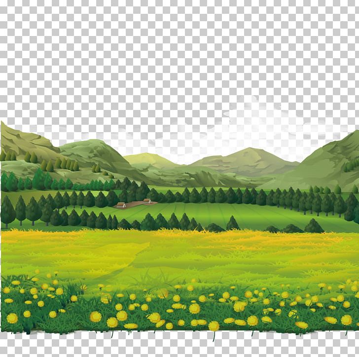 Landscape Theatrical Scenery PNG, Clipart, Biome, Canola, Farm, Flower, Flowers Free PNG Download