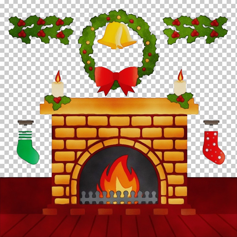 Christmas Day PNG, Clipart, Chimney, Christmas Day, Christmas Decoration, Christmas Tree, Fireplace Free PNG Download
