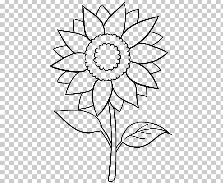 Drawing Common Sunflower Line Art Sketch PNG, Clipart, Artwork, Black And White, Circle, Coloring Book, Cut Flowers Free PNG Download