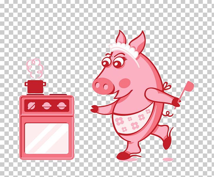 Domestic Pig Cooking Chef PNG, Clipart, Animals, Art, Boy Cartoon, Cartoon, Cartoon Character Free PNG Download