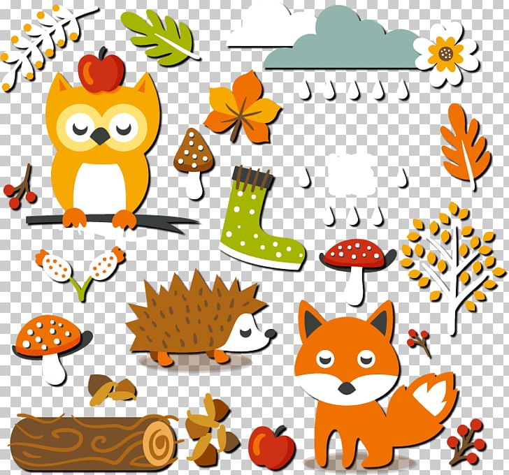 Fall Forest Elements Stickers PNG, Clipart, Chart, Clip Art, Cloud, Design, Design Element Free PNG Download