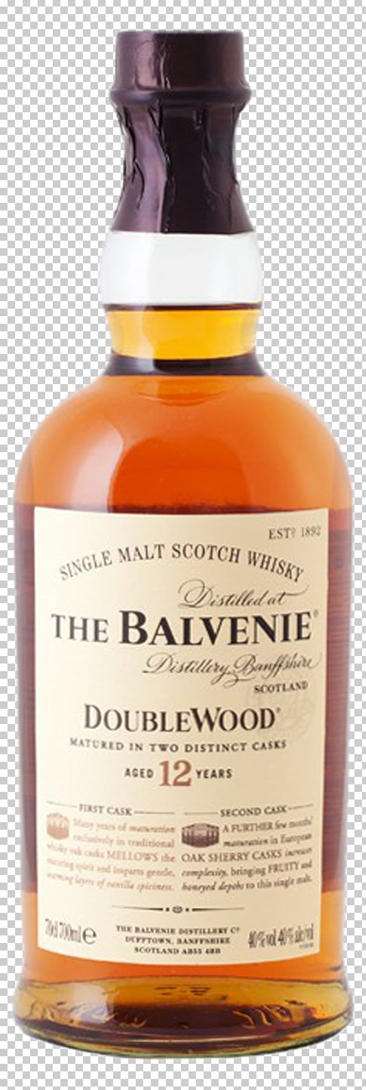 Whiskey Balvenie Distillery Single Malt Whisky Single Malt Scotch Whisky PNG, Clipart, Aberlour Distillery, Alcoholic Beverage, Blended Whiskey, Bottle, Bowmore Free PNG Download