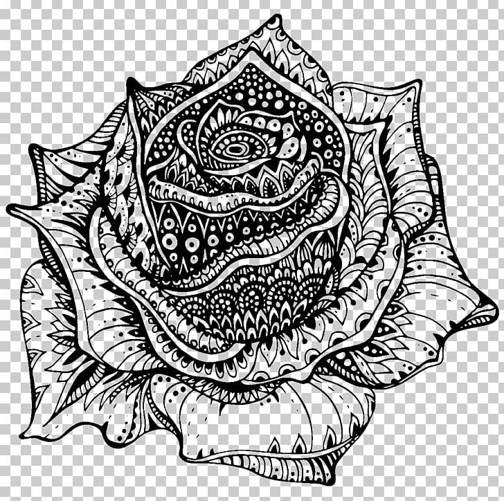 Graphics Flower Drawing Line Art PNG, Clipart, Area, Art, Artwork, Black And White, Circle Free PNG Download
