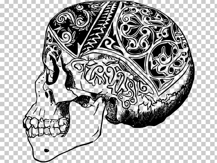 Tattoo Human Skull Symbolism PNG, Clipart, Art, Automotive Design, Black And White, Bone, Computer Icons Free PNG Download