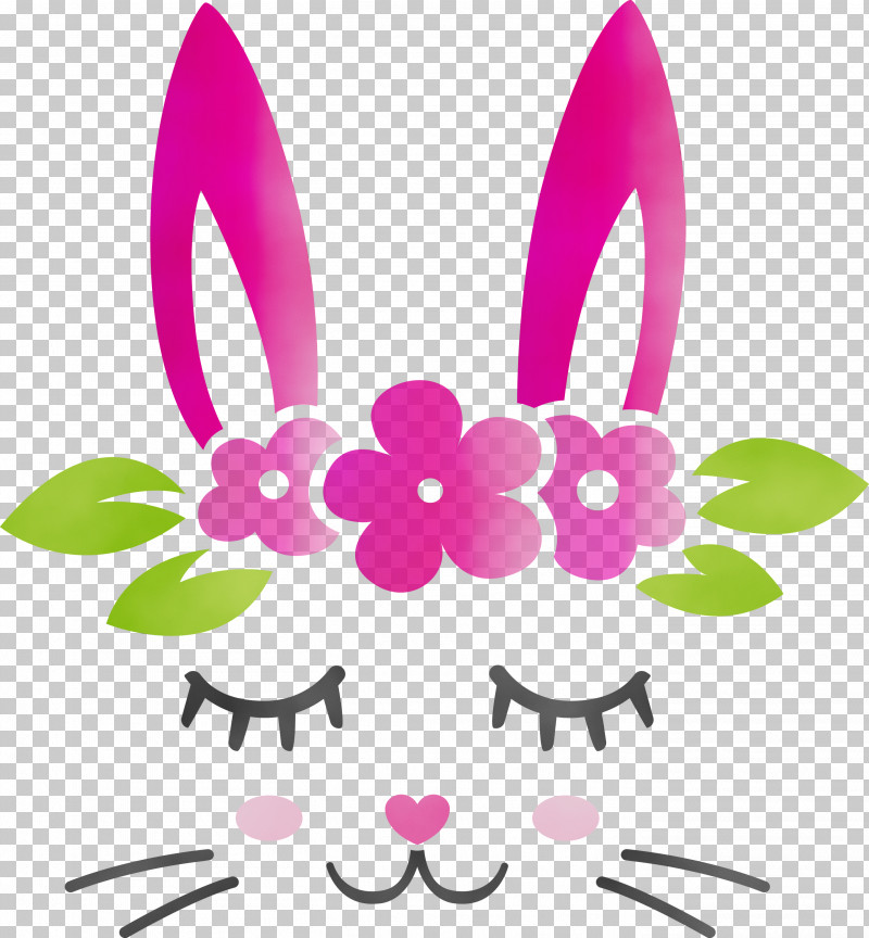 Easter Bunny PNG, Clipart, Cute Rabbit, Easter Bunny, Easter Day, Paint, Pink Free PNG Download