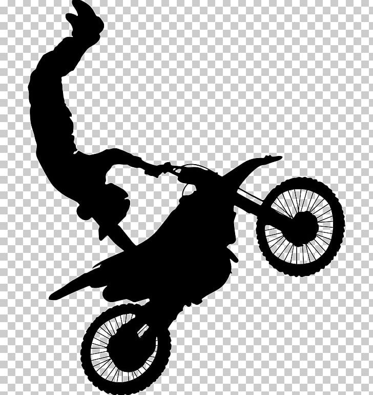 Motorcycle Stunt Riding Motocross PNG, Clipart, Bicycle, Bicycle Accessory, Black And White, Bmx Bike, Cars Free PNG Download