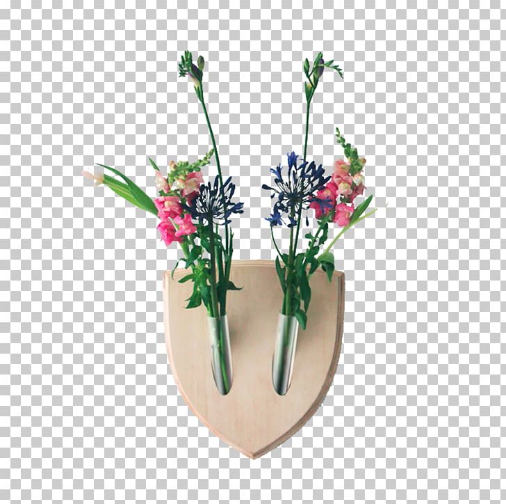Floral Design Trophy Hunting Wall Vase PNG, Clipart, Antler, Artificial Flower, Background Green, Branch, Building Free PNG Download