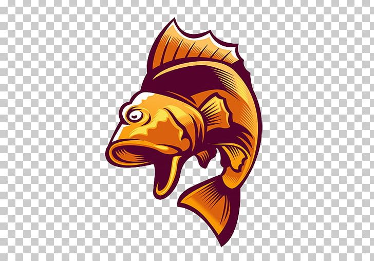 Logo Fish Graphics Mascot PNG, Clipart, Bass, Bass Fish, Bass Fishing, Diversity Of Fish, Fictional Character Free PNG Download