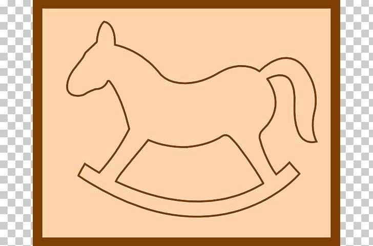 mustang rocking horse