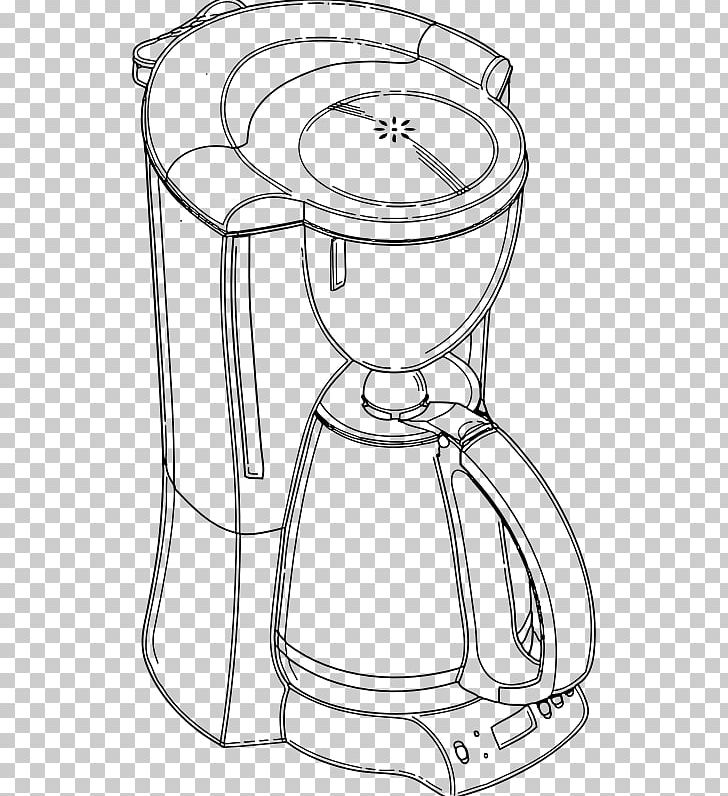 Arabic Coffee Cafe Espresso Coffeemaker PNG, Clipart, Angle, Arabic Coffee, Artwork, Black And White, Cafe Free PNG Download