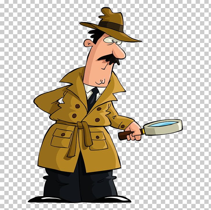 Detective PNG, Clipart, Business Man, Cartoon, Cartoon Characters, Fictional Character, Glass Free PNG Download