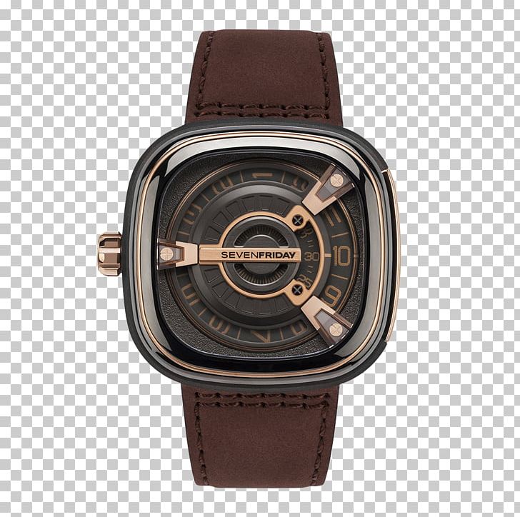 SevenFriday Automatic Watch Miyota 8215 Strap PNG, Clipart, Accessories, Automatic Watch, Brown, Horology, Industry Free PNG Download