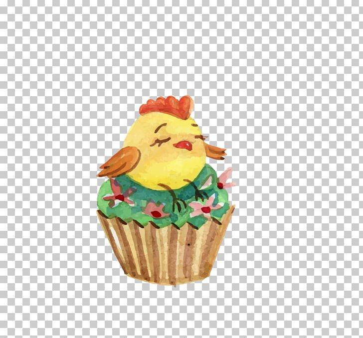 Cupcake Easter Cake Watercolor Painting PNG, Clipart, Animal, Animals, Baking Cup, Cake, Cake Decorating Free PNG Download
