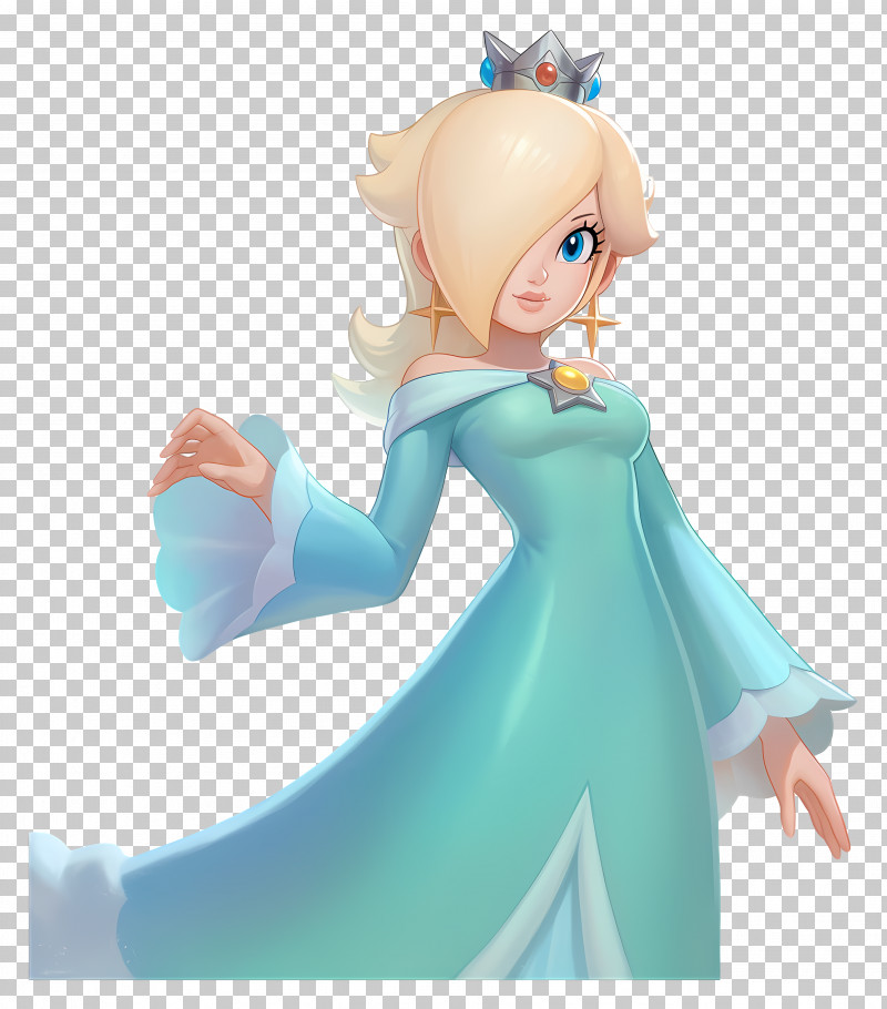 Princess Rosalina - Fantasy Princess In Blue Dress PNG Princess Rosalina - Fantasy Princess In Blue Dress PNG