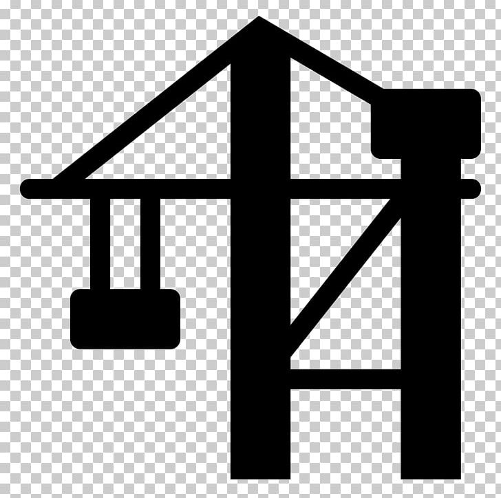Computer Icons Container Crane Architectural Engineering PNG, Clipart, Angle, Architectural Engineering, Area, Black And White, Company Free PNG Download