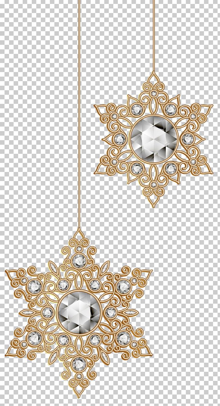 Snowflake Christmas Ornament PNG, Clipart, Art Christmas, Body Jewelry, Christmas, Christmas Decoration, Christmas Material Elements Free PNG Download