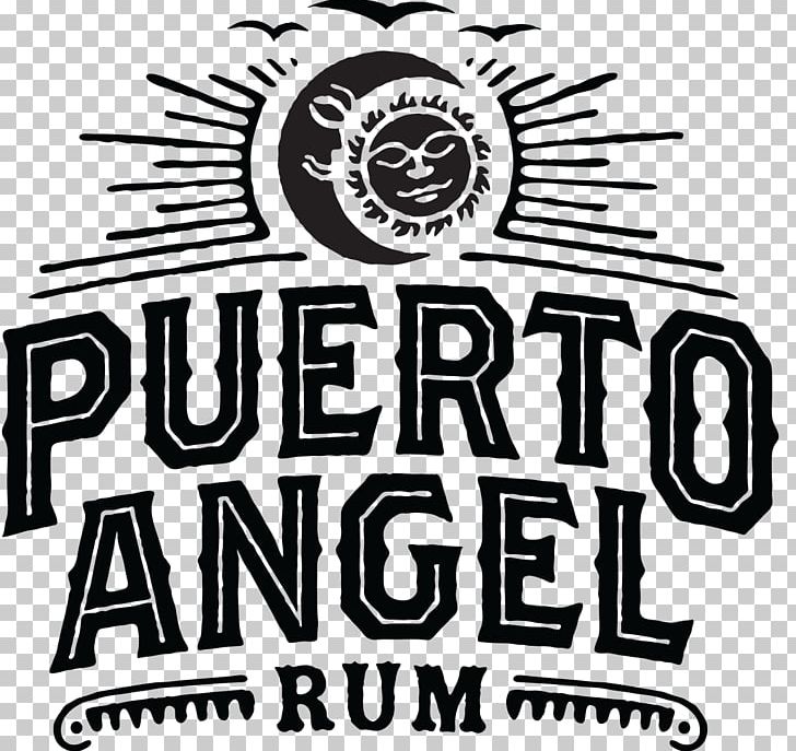 Logo Puerto Ángel Rum Font Brand PNG, Clipart, Angel, Angel Logo, Animal, Area, Black Free PNG Download